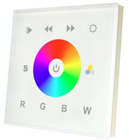 [W4L630307] Kit sans fil RGB(W) panneau mural 4 zones blanc