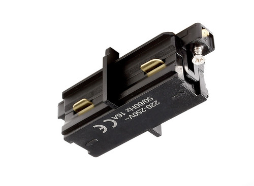 [W4L713603] 1-phase rail system - D One mini longitudinal connector, black