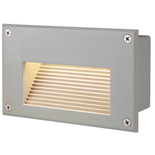 [W4L713611] Applique encastrée outdoor BRICK DOWNUNDER, LED, 3000K, IP54, rectangulaire, gris argenté
