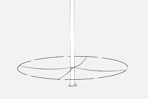 [W4L058763] anneau pour mat drapeau Christmas Light Glimma 6-12 m