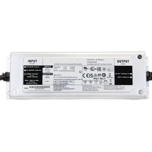 [W4L059392] Alim. LED 200W DC24V PFC IP67 - XLG