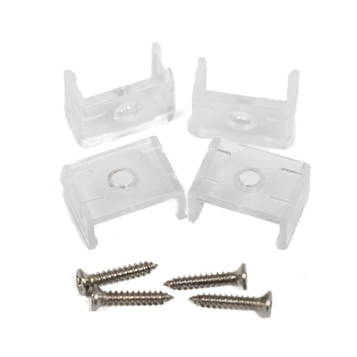 [W4L059459] Kit de fixation pour AVEIRO (4 pièces) transparent