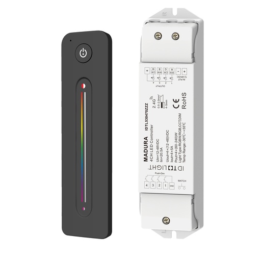 [W4L059495] DUBBO Kit Emetteur/Récepteur RGB+W 1 Zone