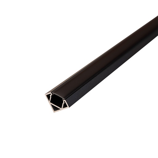 [W4L059673] CUBA 2.0 Profilé Apparent 2,9m Noir avec diffuseur noir - Individuel