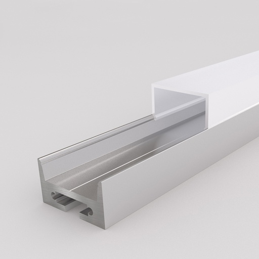 [W4L059723] VIGO 2.0 Profilé Apparent 2m  Aluminium - Individuel