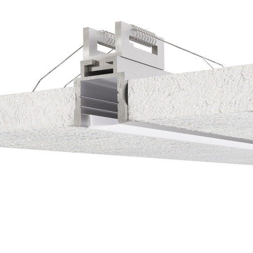 [W4L465466] MALTA Profilé Encastré 2m  Aluminium - Individuel