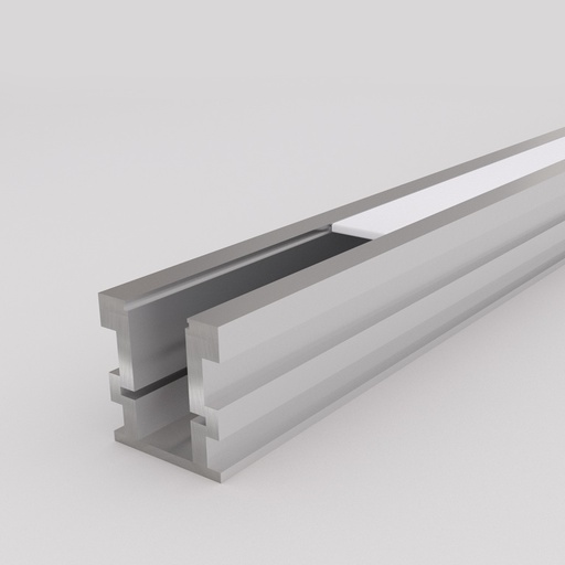 [W4L059729] BEJA Profilé Encastré 2m  Aluminium - Individuel