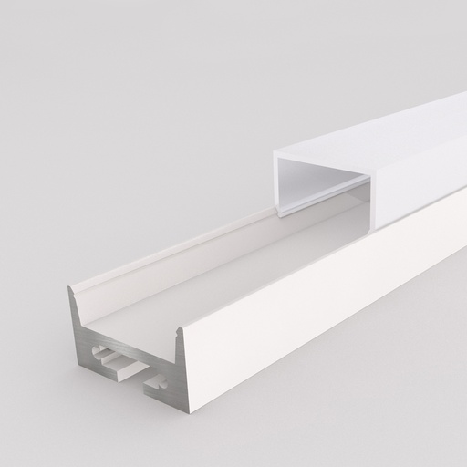 [W4L059748] VIGO 2.0 Profilé Apparent 2m Blanc - Individuel