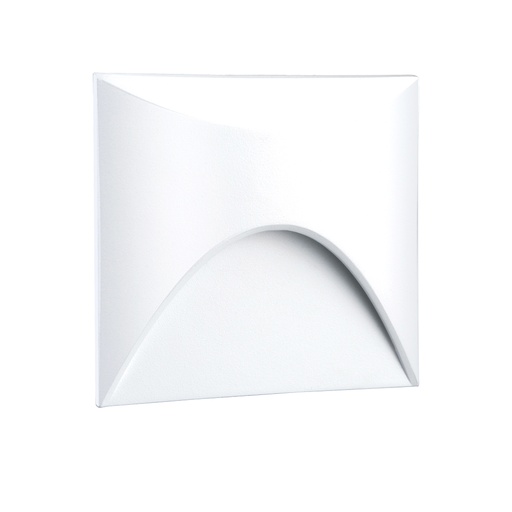 [W4L059787] EZE S Encastré mural Blanc 3000K Blanc structuré 3W IP65