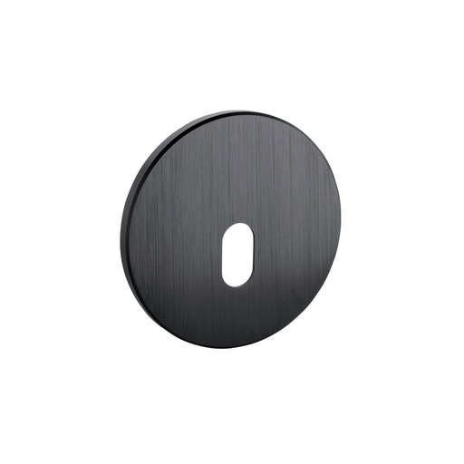 [W4L059797] BANDOL R plaque aimantée Noir Brossé ouverture ovale