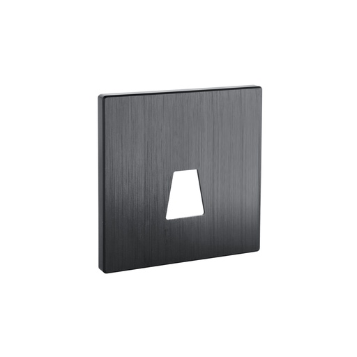 [W4L059801] BANDOL S plaque aimantée Noir Brossé ouverture trapèze