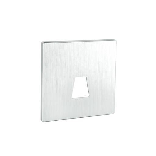 [W4L059802] BANDOL S plaque aimantée Aluminium Brossé ouverture trapèze
