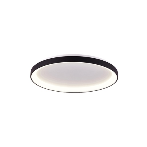 [W4L059922] BELOEIL 2.0 C 38 Apparent Plafonnier 3CCT Noir structuré AC230V 38W DIM TRIAC IP