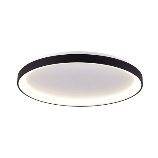 [W4L059924] BELOEIL 2.0 C 60 Apparent Plafonnier 3CCT Noir structuré AC230V 60W DIM TRIAC IP20
