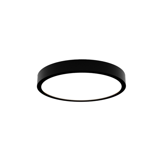 [W4L059991] GIRA 18 Apparent Plafonnier CCT Noir AC230V 18W IP20
