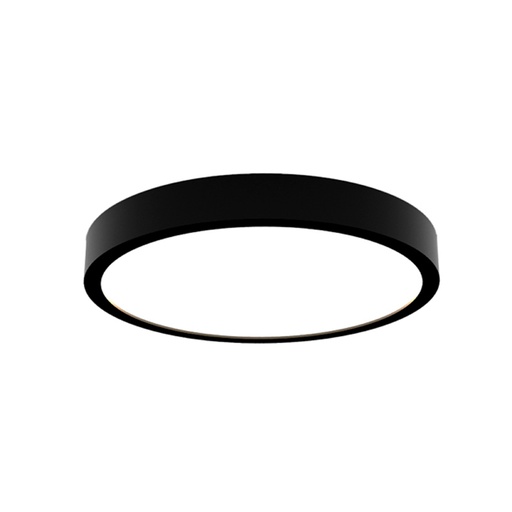 [W4L059992] GIRA 24 Apparent Plafonnier CCT Noir AC230V 24W IP20