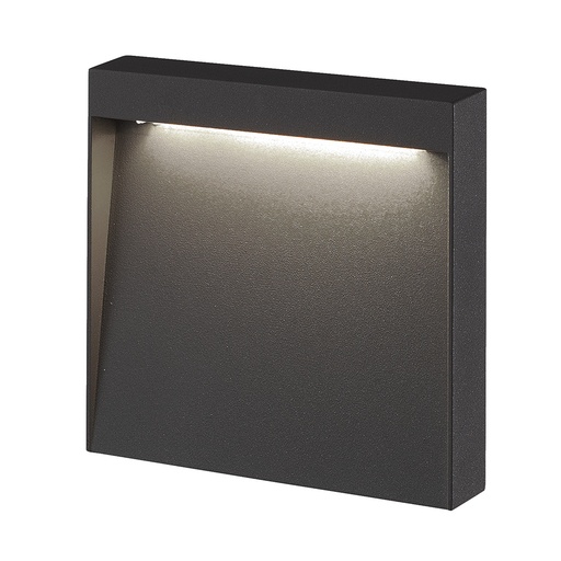 [W4L059996] TABOR Extérieur Applique 3000K Noir AC230V 8W IP65