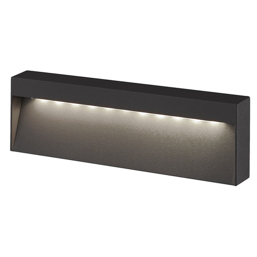 [W4L059998] TABOR H Extérieur Applique 3000K Noir AC230V 8W IP65