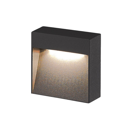 [W4L060000] TABOR MINI Extérieur Applique 3000K Noir AC230V 3W IP65