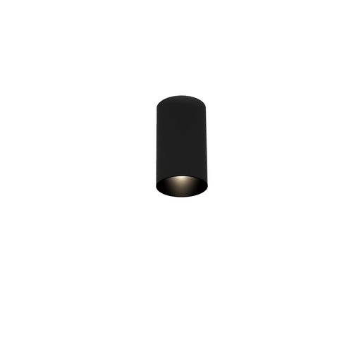 [W4L060020] BRUGGE 2.0 Spot Apparent 12,5cm Noir structuré GU10 AC230V