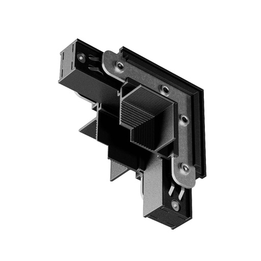 [W4L060302] XNET RECESSED CONNECTOR 90dgr INTERNAL ANGLE DIF. PLANE 48V DC IP40 SBK