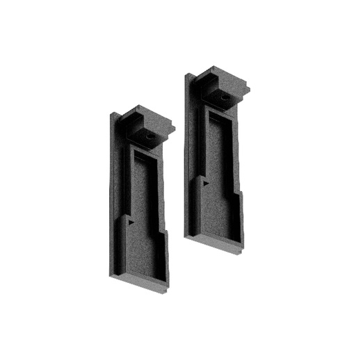 [W4L060327] XNET END CAP w/o HOLE FOR REC./SURF. PROFILES SBK