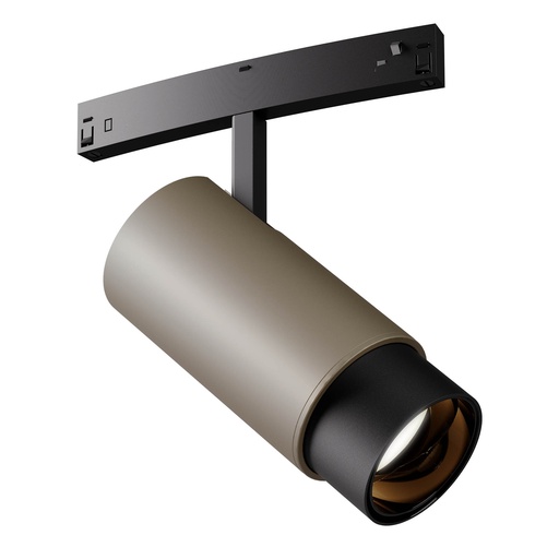 [W4L060408] XNET ADJ. MINI PROJ. for CURVED PROFILES DALI 14.2W 48V DC CRI.90 3000K 18-45dgr UGR<10(18dgr) SILVER COFFEE (5.1.2)