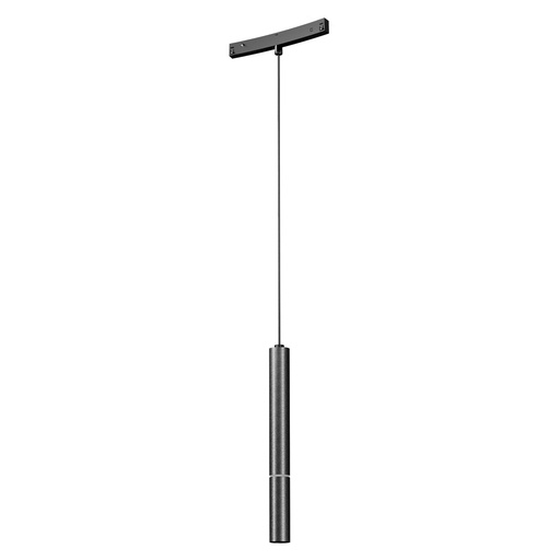 [W4L060429] XNET CYLINDRICAL SUSP. LIGHT for CURVED PROFILE DALI 1.5W+5.8W 48V DC CRI.90 21dgr UGR<10 FOGGY NICKEL (5.1.2)