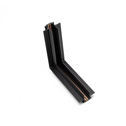 [W4L060437] XCLICK S RECESSED CONNECTOR 90grd, INTERNAL ANGLE, DIF. PLANES 48V DC IP20 BK