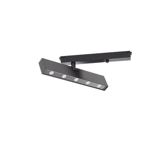[W4L060467] XCLICK S ADJ. LINEAR PROJECTOR 4,5W 48V DC 3000K CRI.90 20° 201x14,6x60 mm IP20 UGR<16 BK (5.1.2)