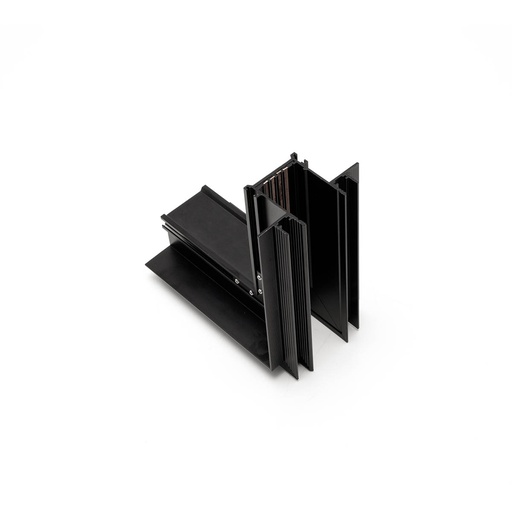 [W4L060508] XCLICK M RECESSED CONNECTOR 90grd, EXTERNAL ANGLE, DIF. PLANES 48V DC IP20 BK