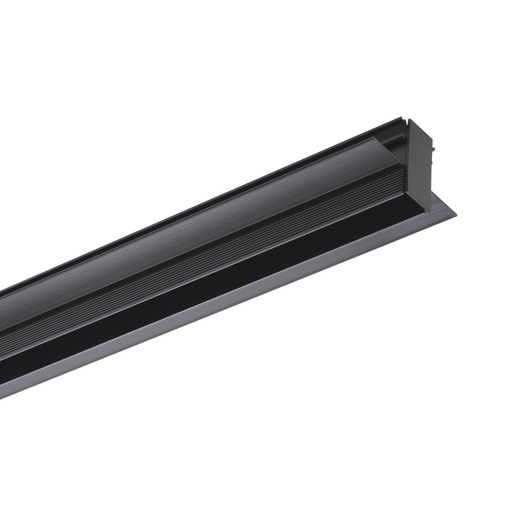 [W4L060569] XTRIM S RECESSED STRUCT. LINEAR PROFILE with POWER SUPPLY CBL. 48V DC 1M BK