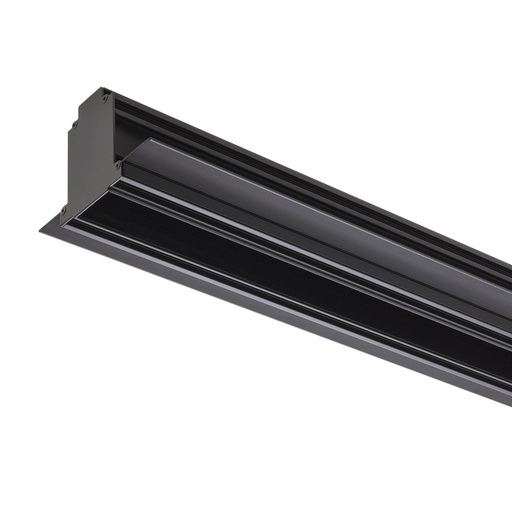[W4L060659] XTRIM M RECESSED STRUCT. INTERMEDIATE LINEAR PROFILE 48V DC 2M IP20 BK