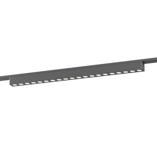 [W4L060765] XTINY MAGNETIC LINEAR GRILLE 455mm 20W 48V DC 24dgr 3000K CRI.90 SBK (5.1.2)