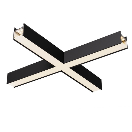 [W4L060883] XFREE S SURF./SUSP. X-shape CONNECTOR 19W 220-240V AC 3000K 100dgr SBK (5.1.2)