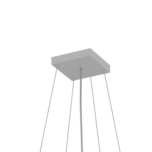 [W4L061343] XPILL SQ. SUS. SYSTEM for PXR04 210x210 mm with 4 TWISTED STEEL WIRES MAX. L=2.5 m SWH