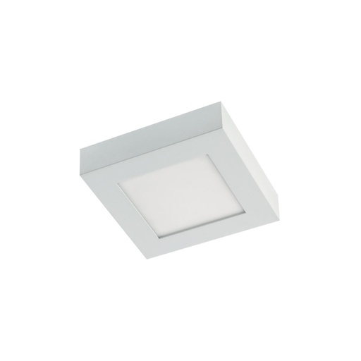 [W4L061416] XFORM SQ. SURF. FITTING  15W 220-240V AC 3000K CRI.83 168x168 mm IP40 110° MWH (5.1.2)