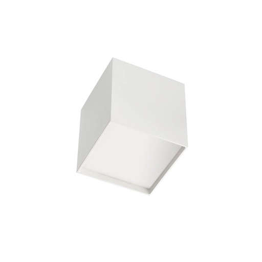 [W4L061460] XSMOOTH SQ. CEILING FITTING 10W 110-240V AC 3000K CRI.80 IP20 120° SWH (5.1.2)