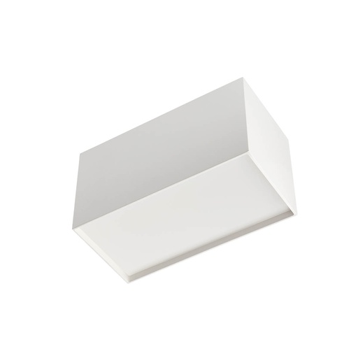 [W4L061462] XSMOOTH RECTANG. CEILING FITTING 20W 220-240V AC 4000K CRI.80 IP20 120° SWH (5.1.2)