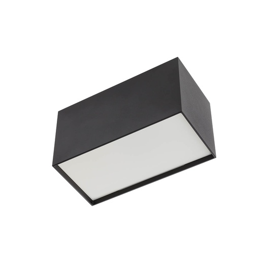 [W4L061463] XSMOOTH RECTANG. CEILING FITTING 20W 220-240V AC 3000K CRI.80 IP20 120° SBK (5.1.2)