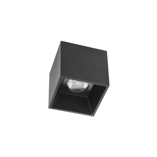 [W4L061511] XCORE SQ. CEILING FITTING 6W 220-240V AC 3000K CRI.80 IP20 38° UGR<10 MBK (5.1.2)