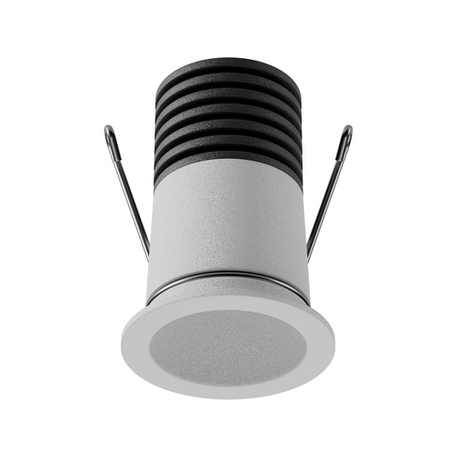 [W4L061678] XNANO SMALL REC. FIXED DOWNLIGHT RND. W. RIM 2W 700mA 3000K CRI.90 36dgr IP44 SWH (5.1.2)