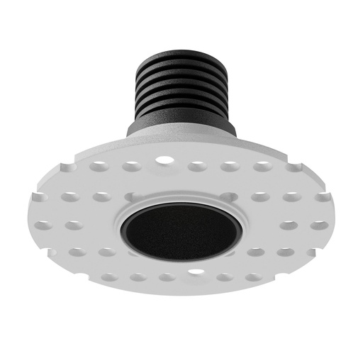 [W4L061679] XNANO SMALL REC. FIXED DOWNLIGHT RND. TRIMLESS 2W 700mA 3000K CRI.90 36dgr IP44 SBK (5.1.2)