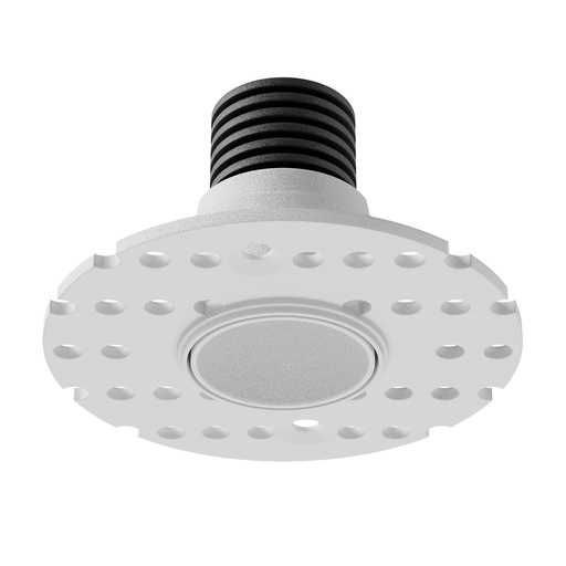 [W4L061680] XNANO SMALL REC. FIXED DOWNLIGHT RND. TRIMLESS 2W 700mA 3000K CRI.90 36dgr IP44 SWH (5.1.2)