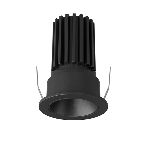 [W4L061728] XSLICK REC. LIGHT FITING fi.52 220-240V AC 8W 36dgr SBK/SBK (5.1.2)