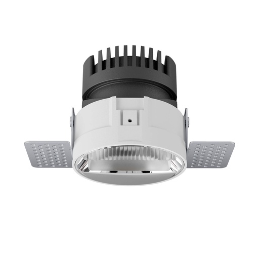 [W4L061749] XPINT REC. TRIM. ADJ. WASLL WASHER RND. 10W CRI.90 POLARIZED OPTICS 3000K IP40 SWH/CH (5.1.2)