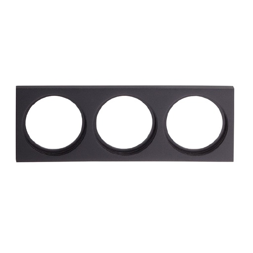 [W4L061778] XCLUB FRAME for 3 LED module for CU02 BK
