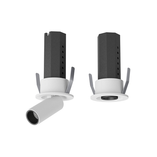 [W4L061871] XSKATE RECESSED RETRACTABLE PROJ. 1x3W CRI.90 36dgr UGR<19 3000K IP40 SWH (5.1.2)