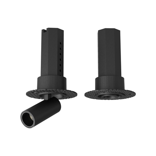 [W4L061874] XSKATE REC. TRIM. RETRACTABLE PROJ. 1x3W CRI.90 36dgr UGR<19 3000K IP40 SBK (5.1.2)