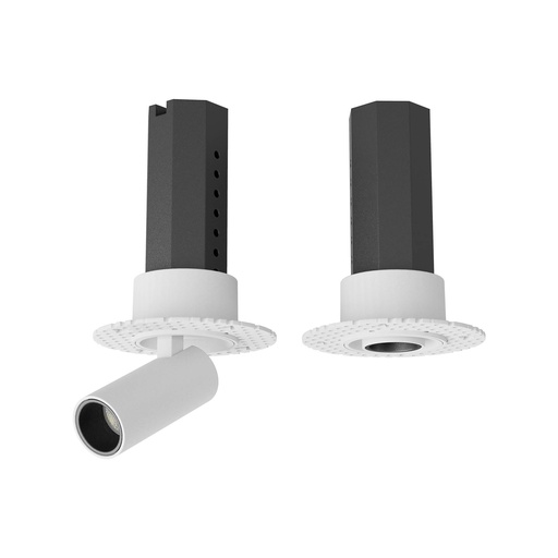 [W4L061875] XSKATE REC. TRIM. RETRACTABLE PROJ. 1x3W CRI.90 36dgr UGR<19 3000K IP40 SWH (5.1.2)